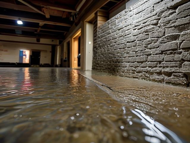 Acme crew waterproofing a residential foundation wall