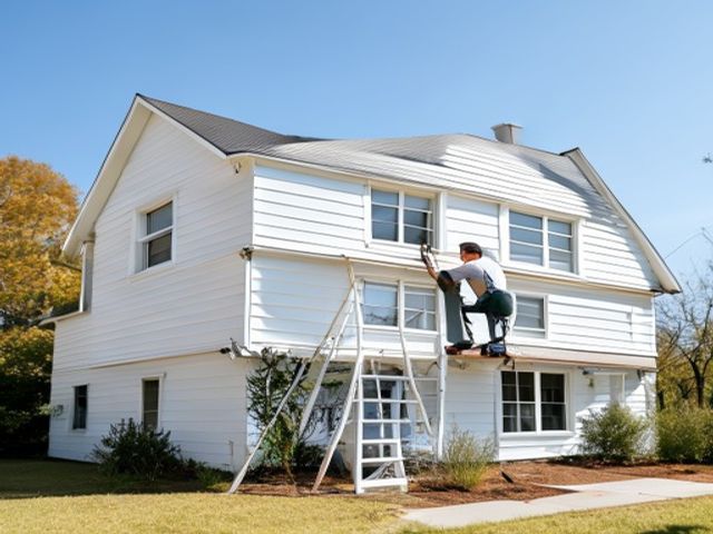Crew installing fiber cement siding on a Greater Toronto Area home